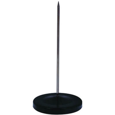 Esselte Metal Spike File Black Stainlees Steel Sturdy Heavy Base High Quality
