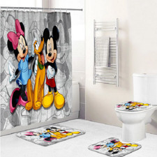 Cartoon Gift Idea Mickey Minnie Mouse Bathroom Sets Or Shower Curtain. Cartoon Gift Idea Mickey Minnie Mouse Bathroom Sets Or Shower Curtain.