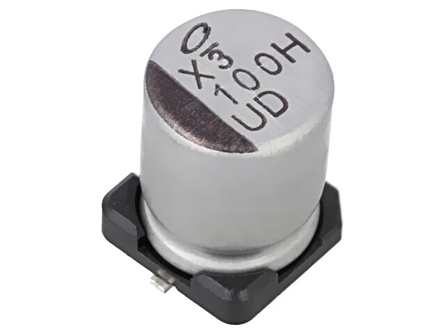 NICHICON 2X UUD1H101MNL1GS Kondensator: elektrolytisch SMD 100uF 50VDC Ø8x10mm ±20% NICHI