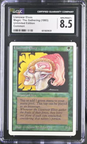 MTG Unlimited LLANOWAR ELVES CGC 8.5 (9039) Graded Power LPD