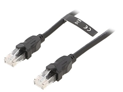 IBBBH Patch cord UTP 6 Cu PVC schwarz 2m RJ45-Steckerbeiderseitig VENTION