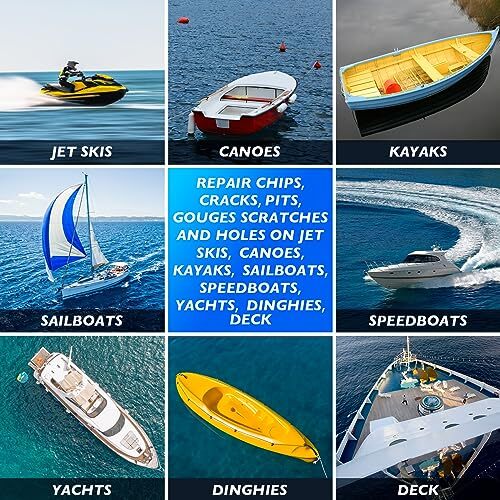 Gel Coat Repair Kit for Boats - Marine Fiberglass Repair Kit - Picture 6 of 8