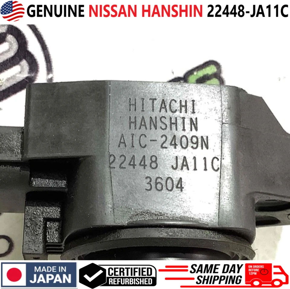 Bobinas de encendido originales Nissan x6 para Nissan e Infiniti V6 2007-2017, 22448-JA11C Foto 3 de 4