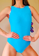 Plum Gymnastics Leotard Adult Medium AM Competition Dance Ballet Aerialist NWT