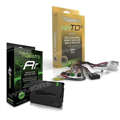 iDatalink MAESTRO ADS-MRR + HRN-HRR-TO2 T Harness for Select Toyota 2012 & UP