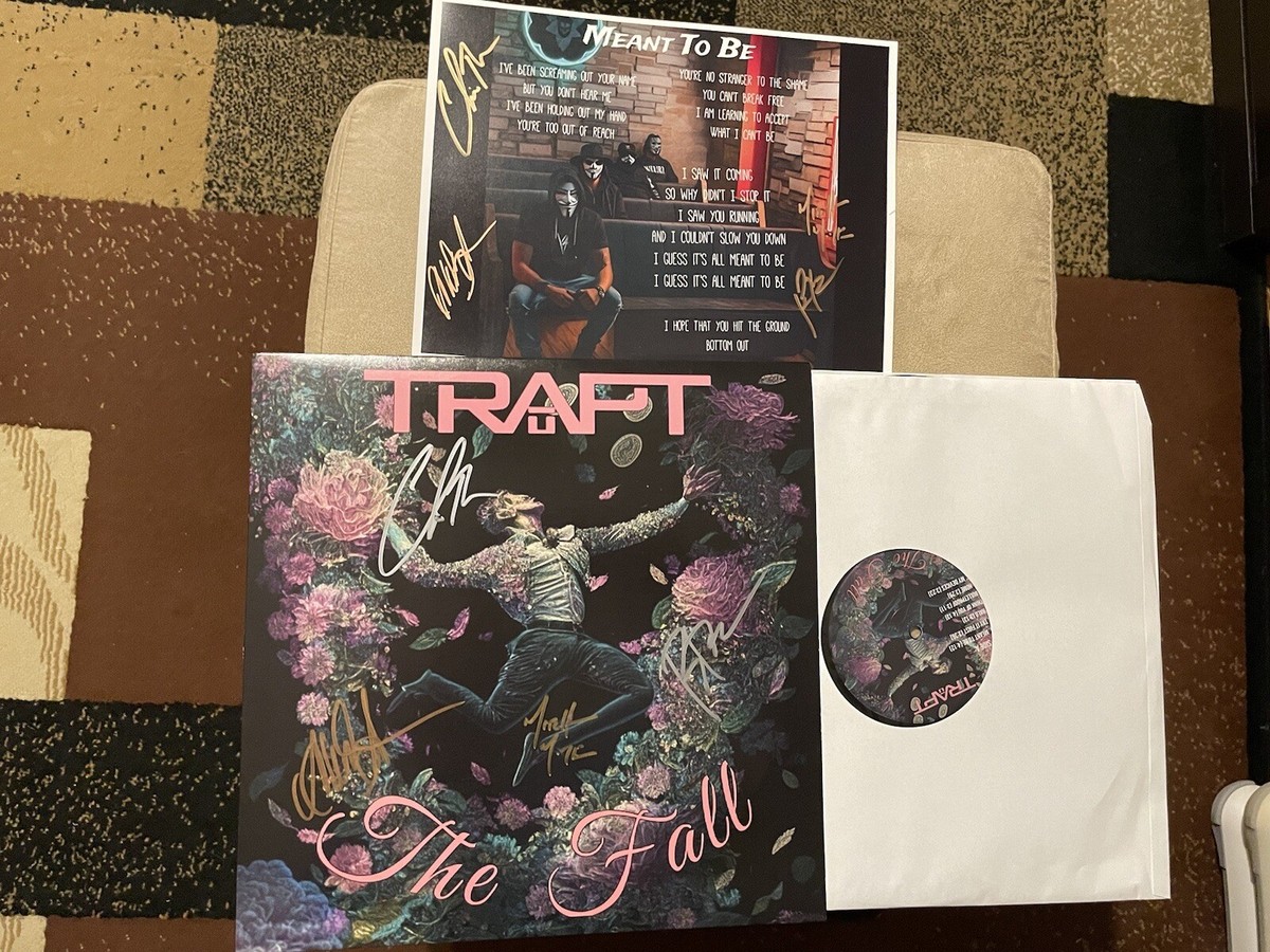 Trapt: New Album The Fall - Full Band Autographed Vinyl With 