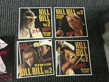 KILL BILL Vol.2 Japan Card set/poster post card SET of 4! QUENTIN TARANTINO MINT