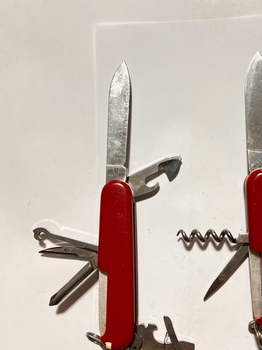 Lot of 2 Swiss Army knives - Victorinox Super Tinker - Wenger Commander - Picture 10 of 14