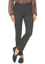 NYDJ Woman 6 Boot Cut Jeans Black Stretch Denim Tummy Control USA Made 30/29"