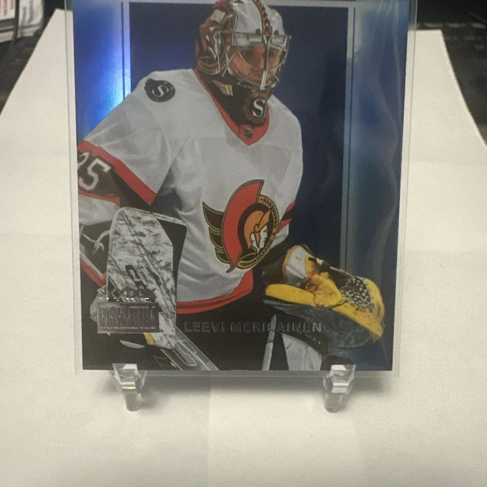 2023-24 SkyBox Metal Universe Premium Prospects Leevi Merilainen #PP-29 - Image 2 of 4