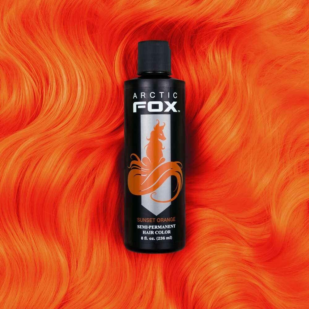 Arctic Fox 100 Vegan Sunset Orange Semi Permanent Hair Dye Color 4