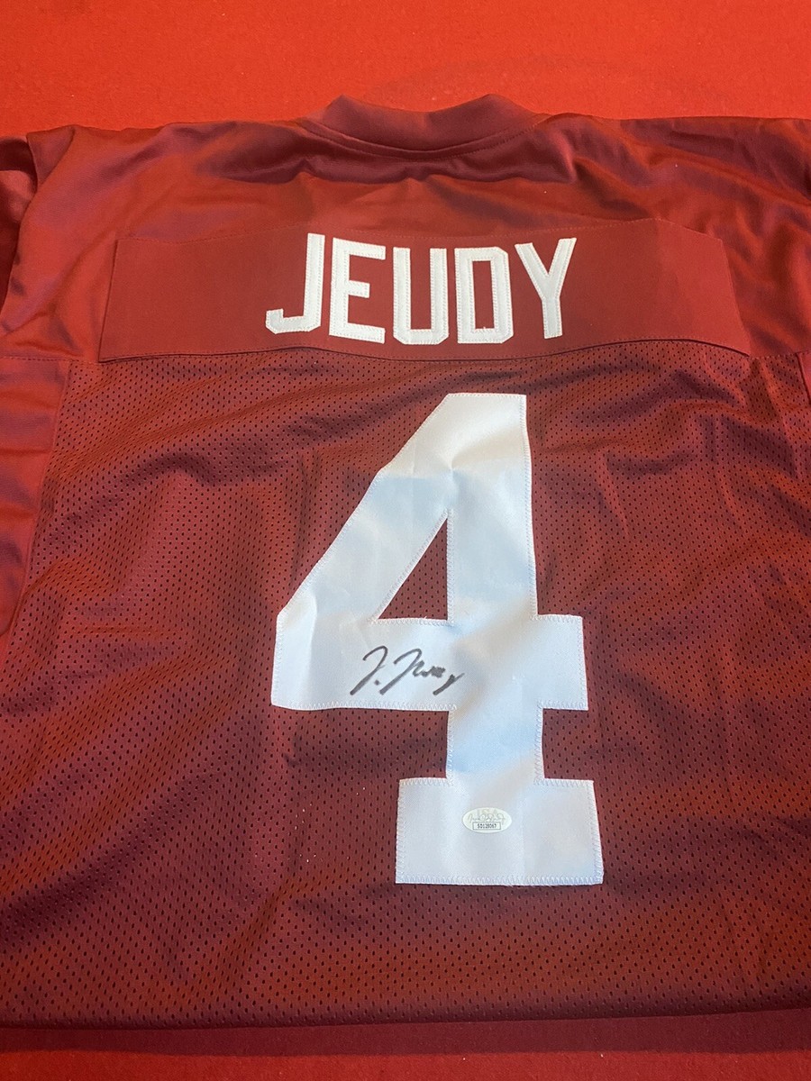 Jerry Jeudy Signed College Alabama Crimson Tide Football Jersey