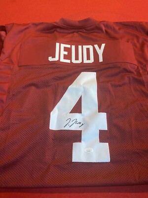 Jerry Jeudy Signed College Alabama Crimson Tide Football Jersey