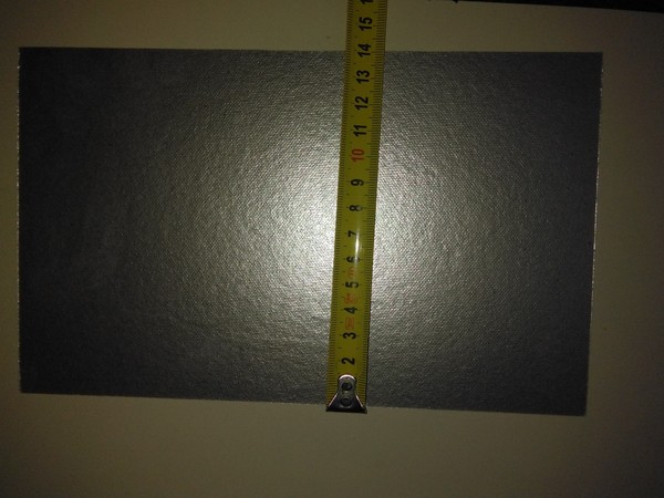 1ud 140 x 220mm UNIVERSALE FOGLIO DI MICA ISOLANTE PER FORNO A MICROONDE CM