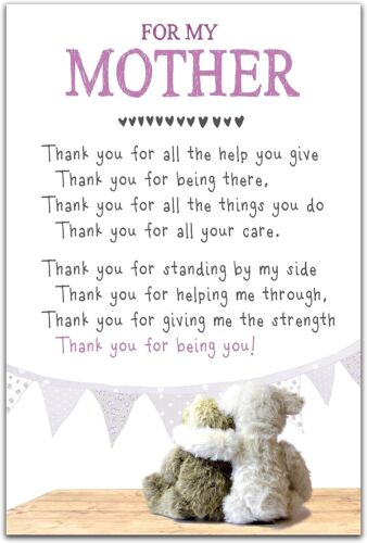 Süße Muttertagskarte 'Emotional Rescue', Danke für deine Hilfe, kuschelige Teddy - Bild 1 von 7