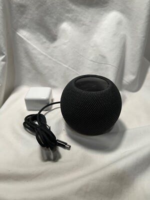 Apple HomePod Mini Gray Speaker GOOD Condition A2374 MY5G2LL/A