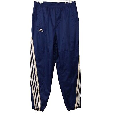 Adidas vintage track pants mens L Large royal blue stripe Adidas vintage track pants mens L Large royal blue stripe