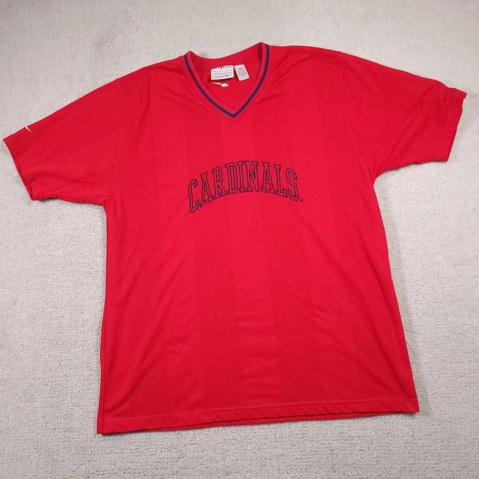 Jersey Reebok Vintage St Louis Cardinals Para Hombre 2XL Entrenamiento de Primavera Cuello Pullover Foto 2 de 4