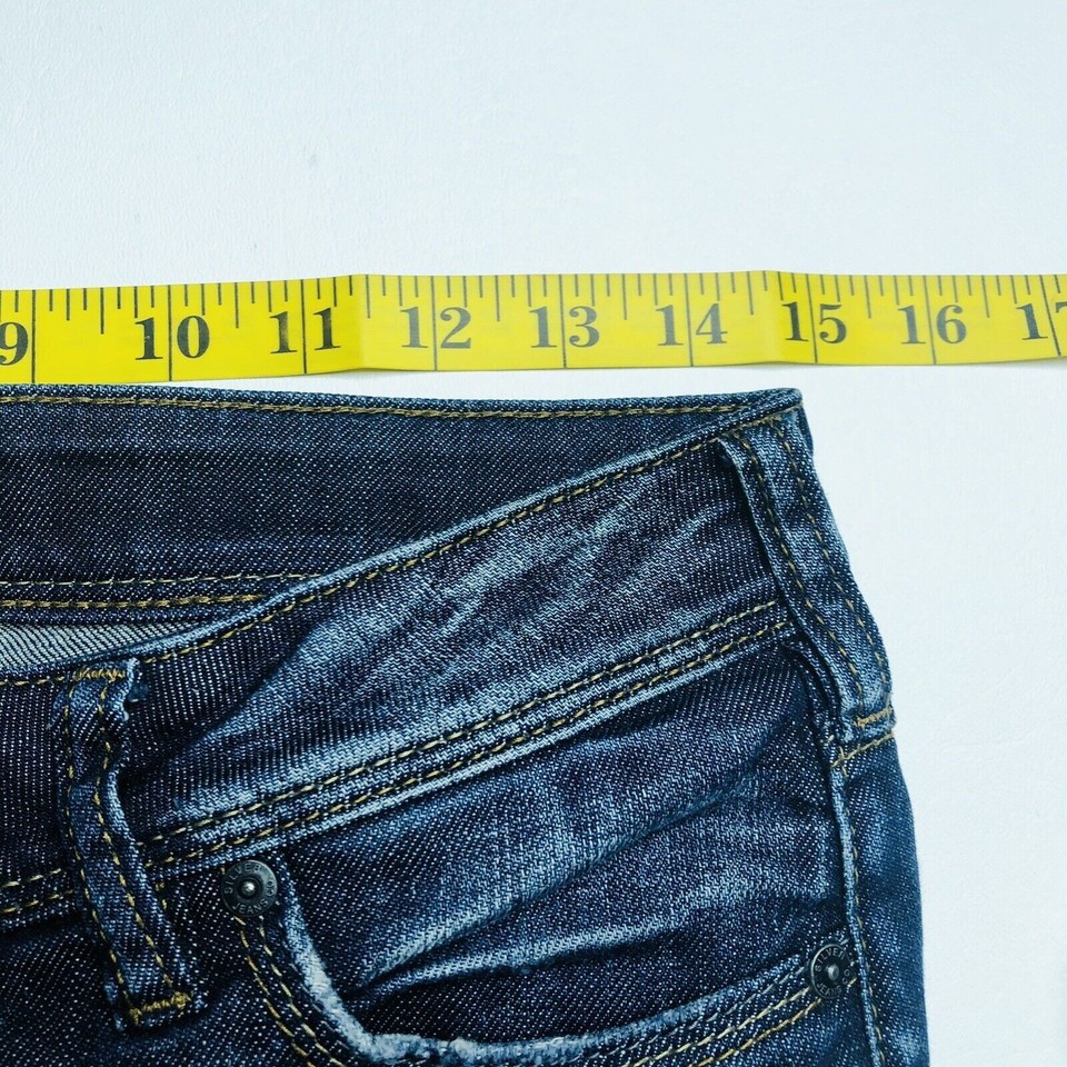 Silver Suki Women’s Straight? Boot Cut Buckle Denim Blue Jeans Size 27