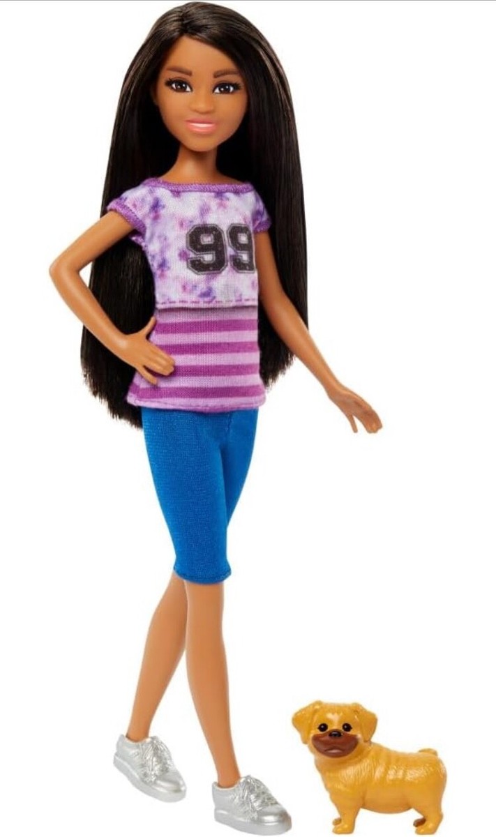 MATTEL Poupée Barbie Stacie avec set de jeu et accessoires multicolores