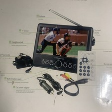 GPX PD901VPB 9" Portable DVD Player W 9-Inch Swivel Screen  Remote