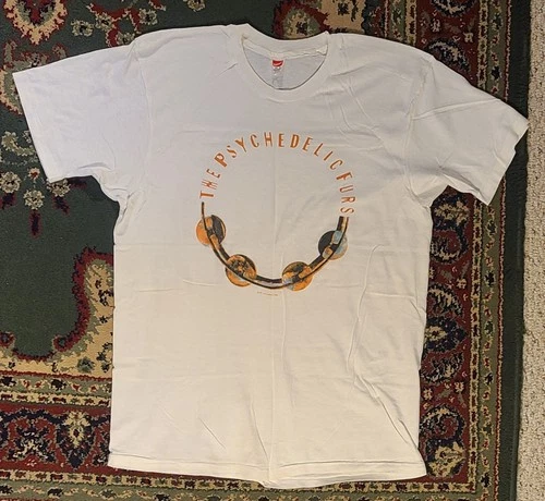 The Psychedelic Furs "World Outside" Tour Conce 1990s vintage concert t-shirt, vintage, size XL, single stitch, B+ condition