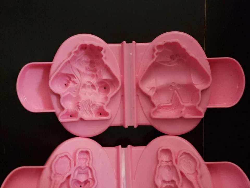 2 ВИНТАЖНЫЕ формы Beauty & the Beast Play-Doh Disney Molding, Clay Puddy ~ Trl4 #333 - Изображение 3 из 4