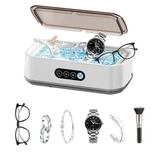 Ultrasonic Jewelry Cleaner, 50kHz Professional Portable Jewelry Cleaner Ultra...