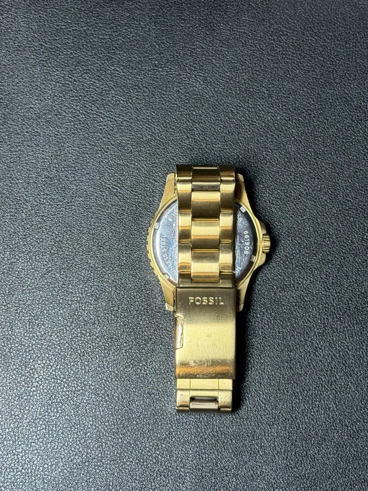Reloj pulsera de acero inoxidable Fossil FB-01 42 mm tono dorado esfera/cara Foto 4 de 4