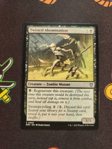 EXACT CARD PICTURED Twisted Abomination DRC 0099 MTG Commander Aetherdrift Non-F - Picture 1 of 2