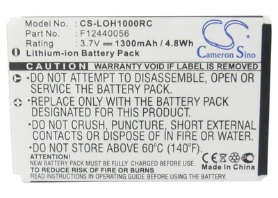 Akku für Logitech C-LR65 C-RL65 Harmony 1000 Fernbedienung 3,7V 1300mAh