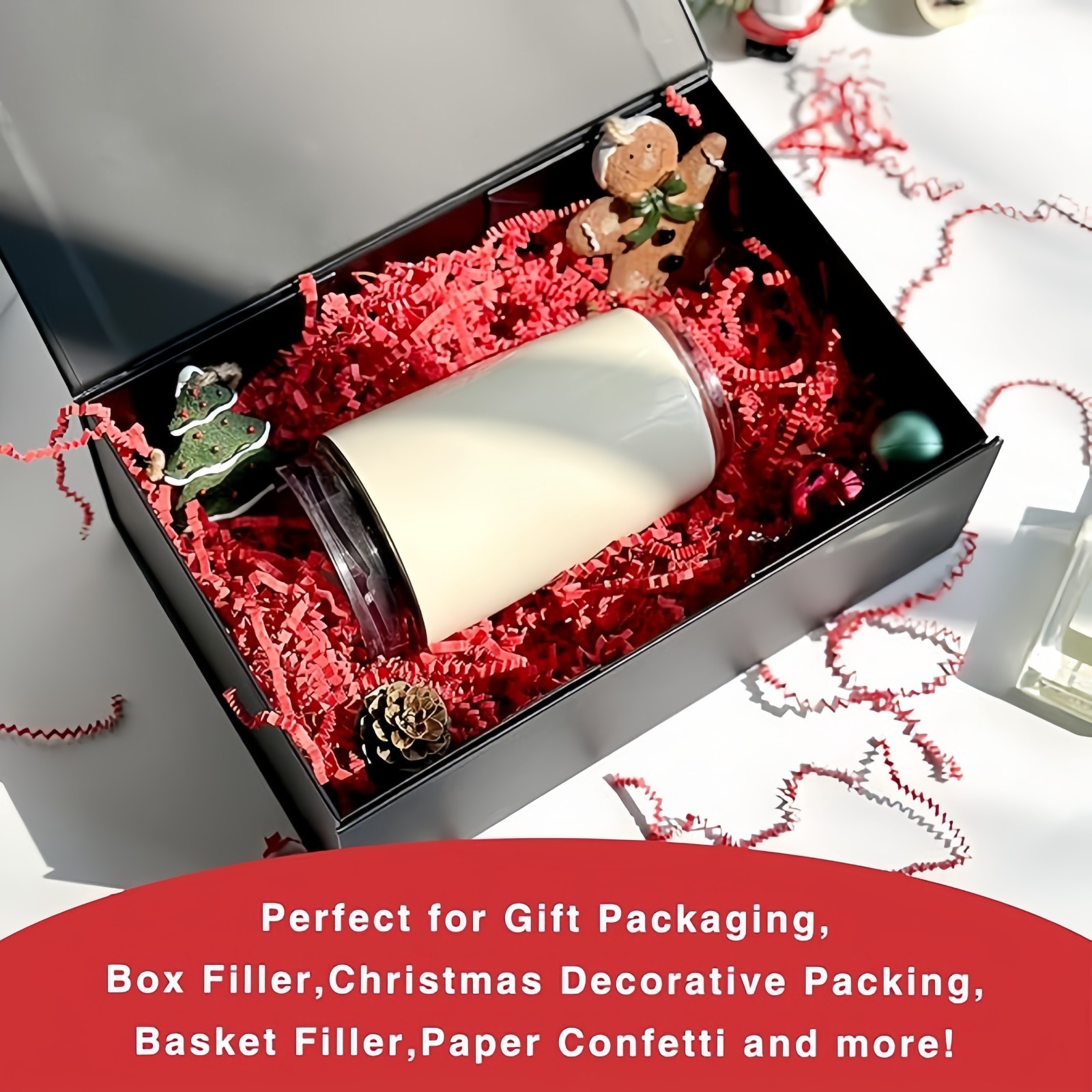 Gift packaging wrinkle filling paper suitable for Christmas, birthday,  wedding