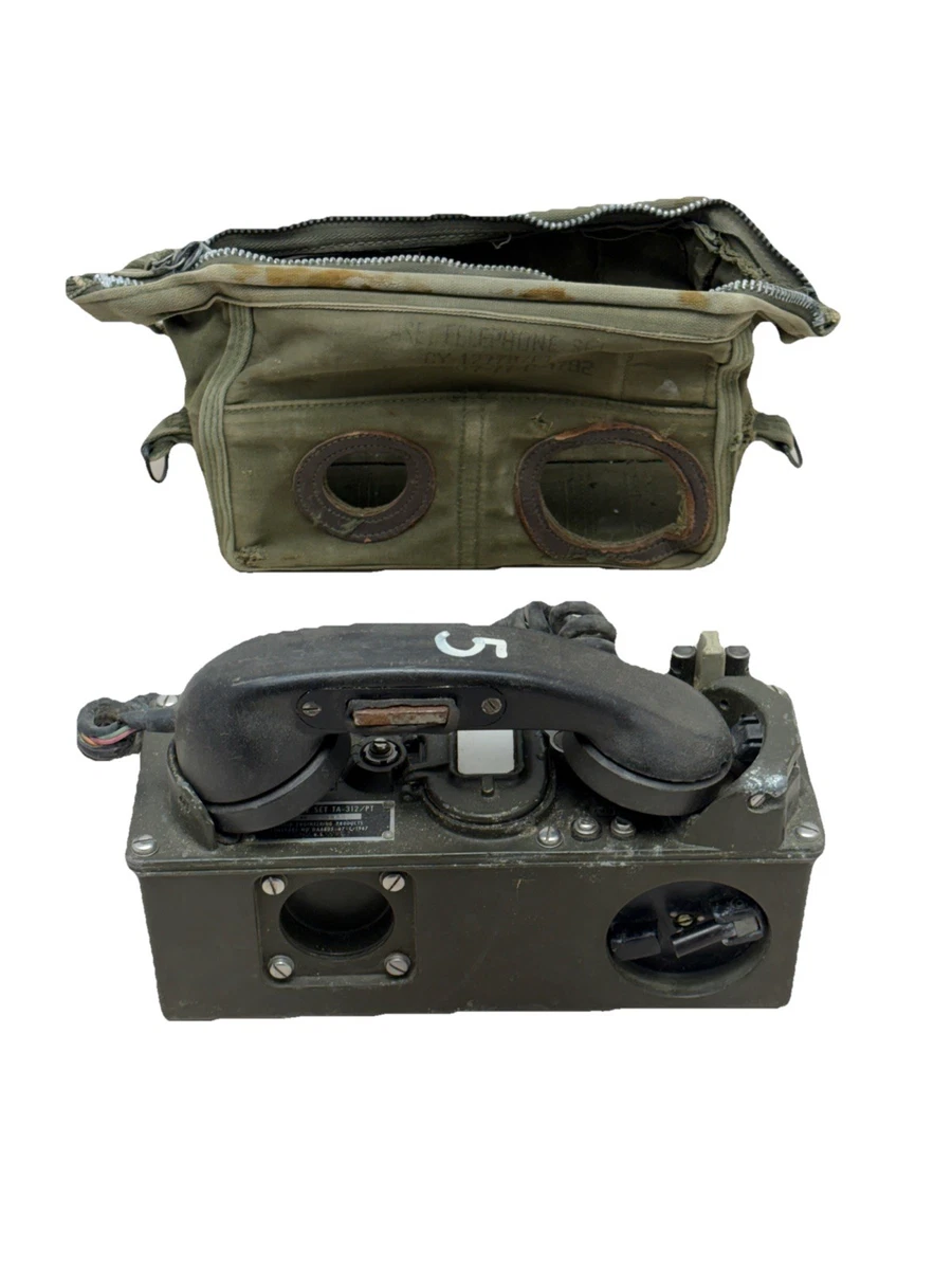 Field Phone In Collectible Military Surplus Radios | eBay