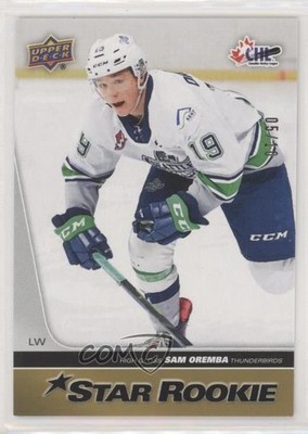 2021-22 Upper Deck CHL 2020-21 Star Rookies High Gloss 5/10 Sam Oremba #435 0wp8