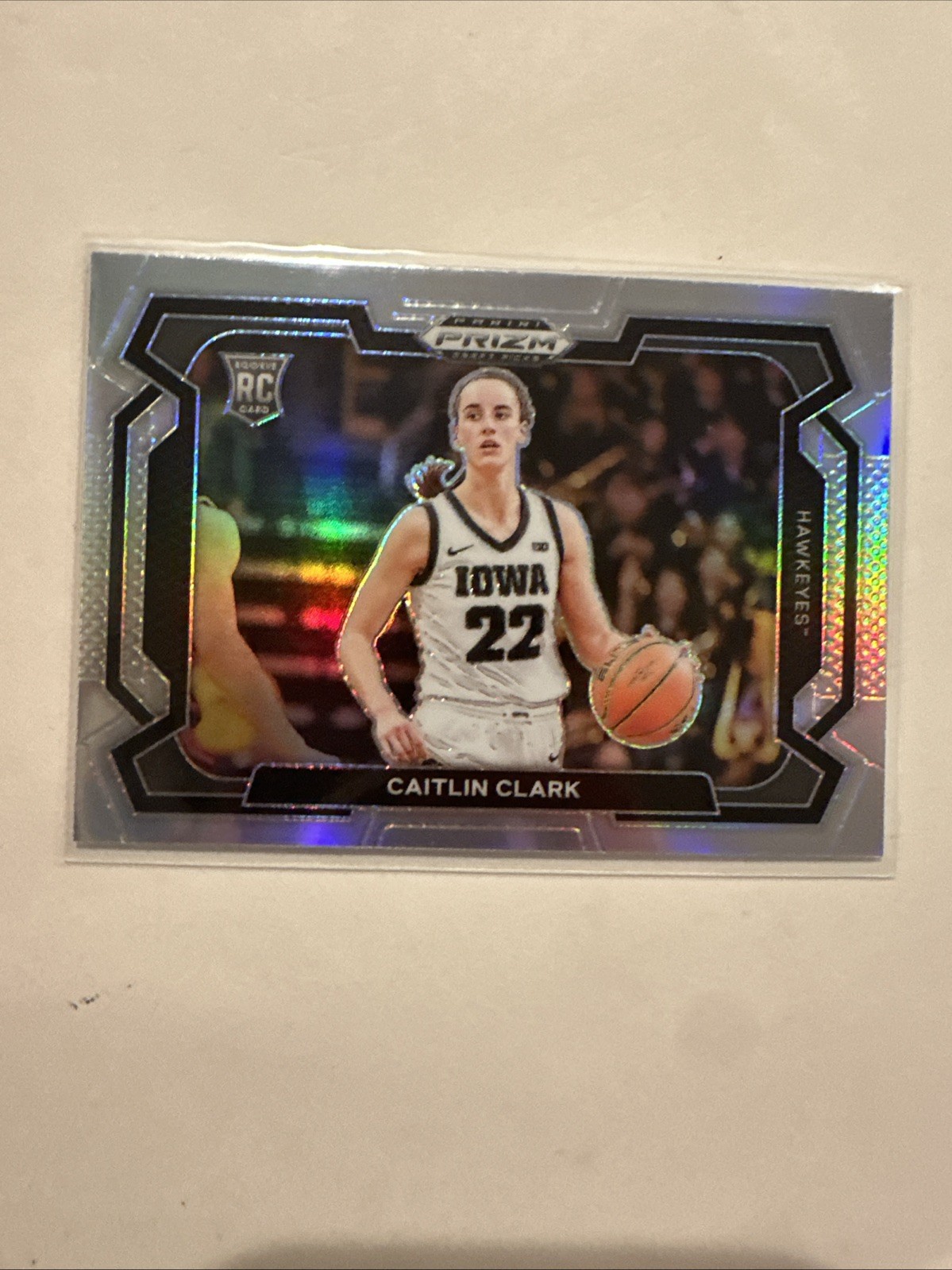 2024 Panini Prizm Draft Picks #57 Caitlin Clark SILVER PRIZM VARIATION RC