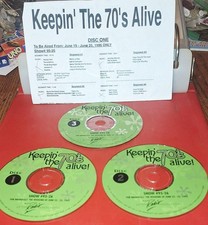 94-26 KEEPIN THE 70'S ALIVE JACKSON 5 BEATLES +  CD RADIO SHOW  3 DISC