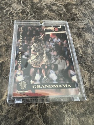 1993 Larry Johnson Front Row Premium Gold Collection Dunking Grandma