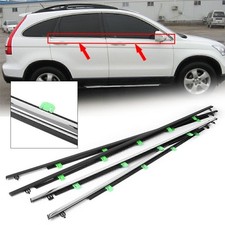 Car Outside Window Moulding Trim Weatherstrip Seal Belt Fit Honda CR-V 2007-2011