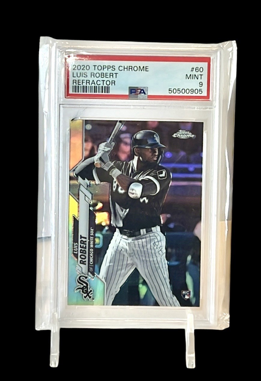 2020 Topps Chrome Luis Robert Refractor RC #60 PSA 9