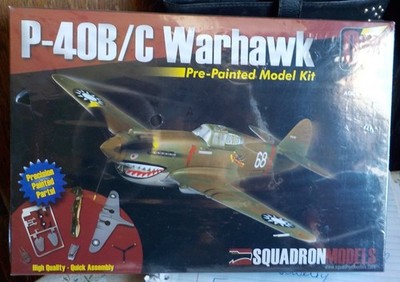 Squadron Models P-40B/C WARHAWK Airplane Model Kit SEALED