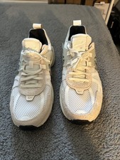NIKE V2K Run Trainers White & Silver Size Uk 8 New GENUINE RRP �110 #I21