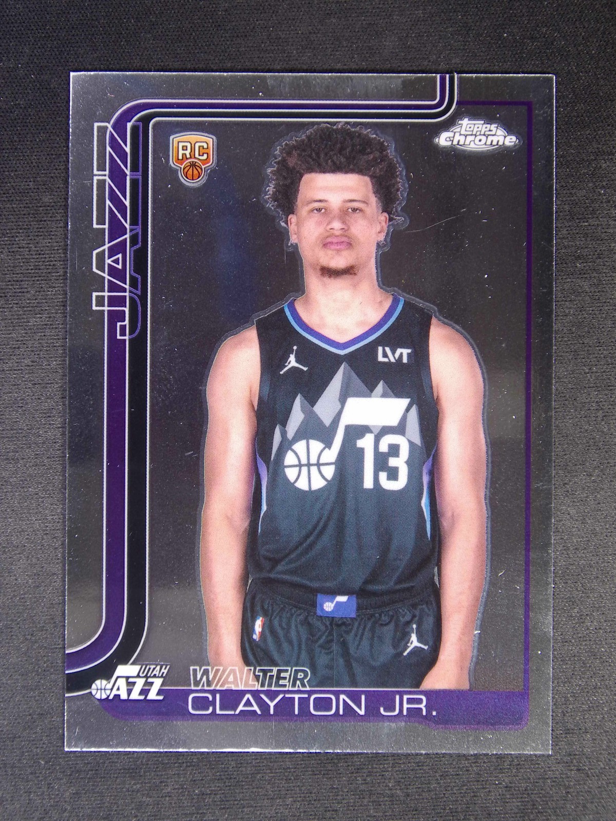 2025-26 Topps Chrome Walter Clayton JR. #268 RC Rookie Image Variation