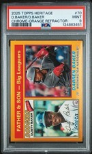 2025 Topps Heritage - Father & Son - Big Leaguers Dusty Baker, Darren Baker #70