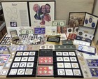 Estate Lot Sale Coins + SILVER  COINS + PROOF & MINT SETS + LINCOLN CENT ROLL — photo 1