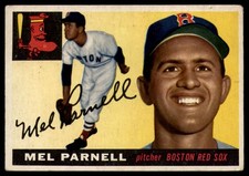 1955 Topps #140 Mel Parnell VG Red Sox            ID:84645