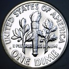 1958 GEM PROOF SILVER Roosevelt Dime Coin SUPERB PRF LOT #PQ70   NR — photo 2