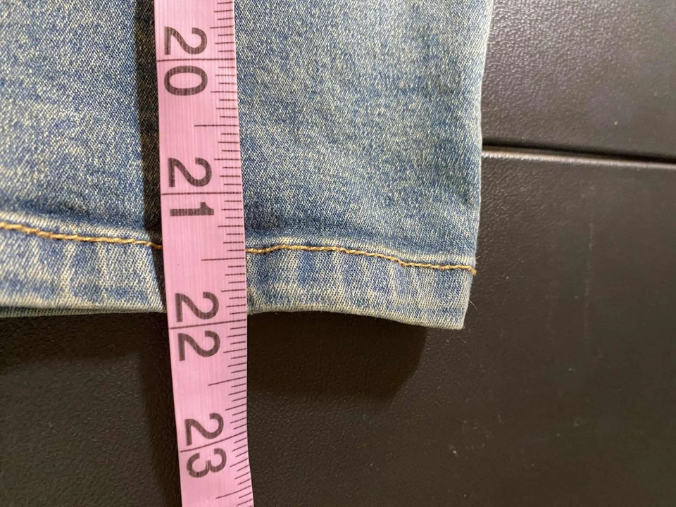 Saia jeans bordada Sonoma Jean Company tamanho 12 – floral estilo Y2K cintura média - Imagem 4 de 4