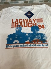 Mens Florida Gators Football Tshirt Sz L Off White Alma Mater Lagway Blaugh New