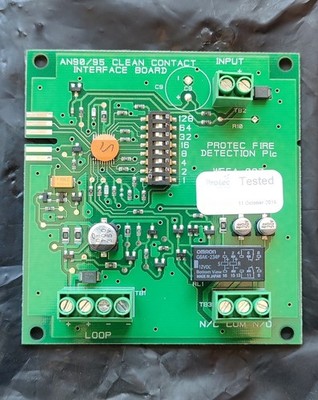 PROTEC AN90/95/5000 CLEAN CONTACT INTERFACE BOARD RELAIS FEUERALARM