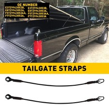 Rear Tailgate Cables Straps Set Pair for Ford 1983-1996 F250 F150 F350 NEW